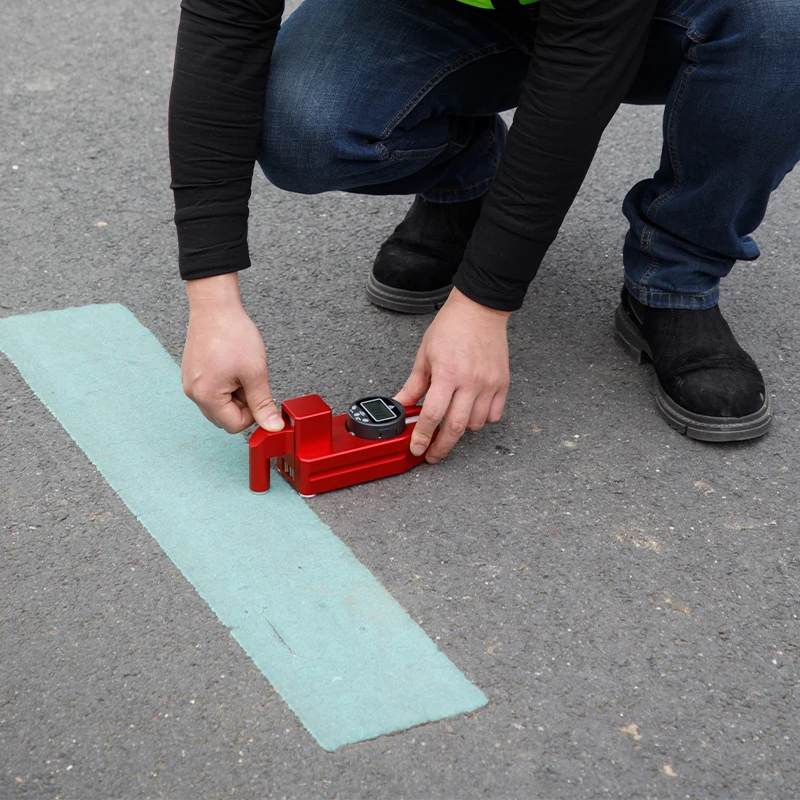 

Professional Grade Road Marking Thickness Gauge for Airport Runway Marking Thickness Inspection