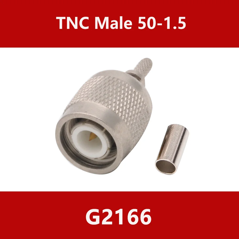 2 pz RF Coaxila connettore TNC femmina Jack TNC maschio spina ad angolo retto saldatura per 50-1.5 RG316 cavo 50ohm RF adattatore coassiale