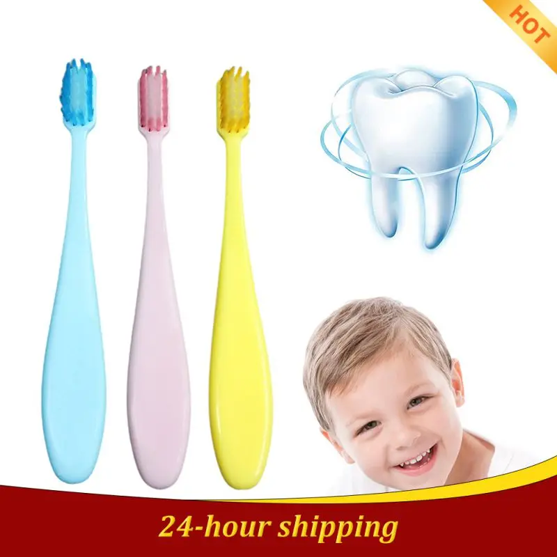 Set Children Toothbrush Kids Soft Toothbrush Designed For Children's Teeth Oral Care Cleaning Brush Baby Items 1-3Years Old