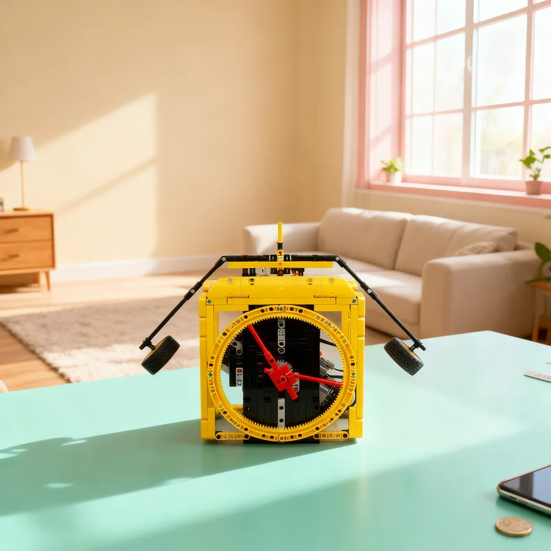

688pcs MOC Balance Clock With Remontoire Technical Model Building Blocks Architecture Toys Christmas Gifts Education Kids Idea