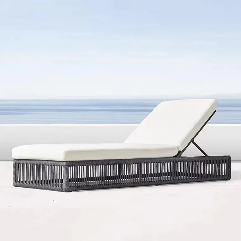 رخيصة قابل للتعديل كرسي كرسي في الهواء الطلق فناء الفناء الخلفي المتسكع بجانب حمام السباحة Sunbed حديقة صالة الروطان كرسي
