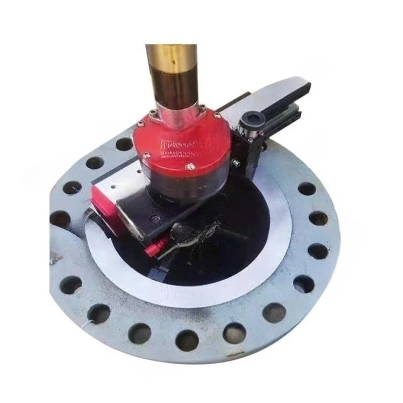End face repair machine, heat exchanger seal repair machine
