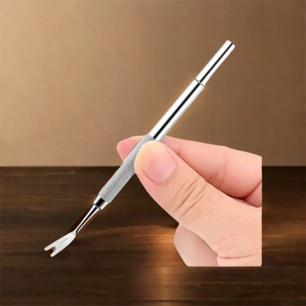 

Durable Construction Stainless Steel Tick Fork Effective Design Fork Shape Pet Flea Removal Tweezers Dog Care Tool Tick Removal