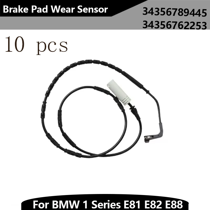 10 PCS Rear Brake Pad Sensor For BMW 1 Series E81 E82 E88 3 Series E90 E91  34356789445 34356762253