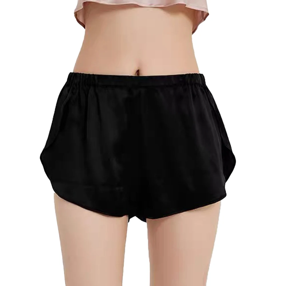 Men\'s Sexy Panties Boxer Trunks Pajamas Side Split Lounge Boxershorts Home Sleep Underwear Breathable Lingerie Underpants