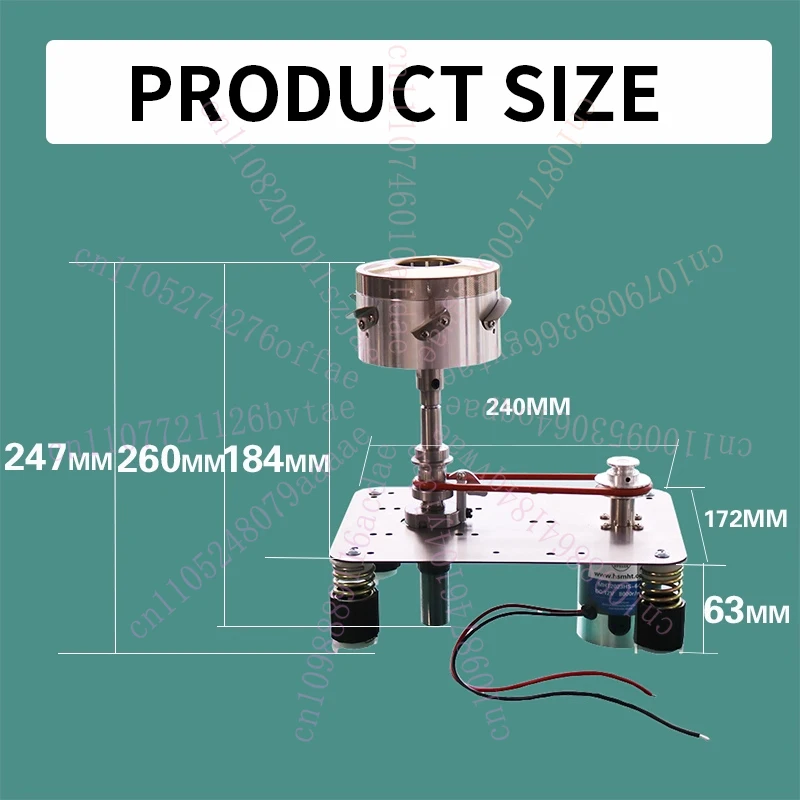 

Cotton Candy Machine Core Assembly 8000 RPM Motor with Sugar Dispenser Complete Replacement Part Set