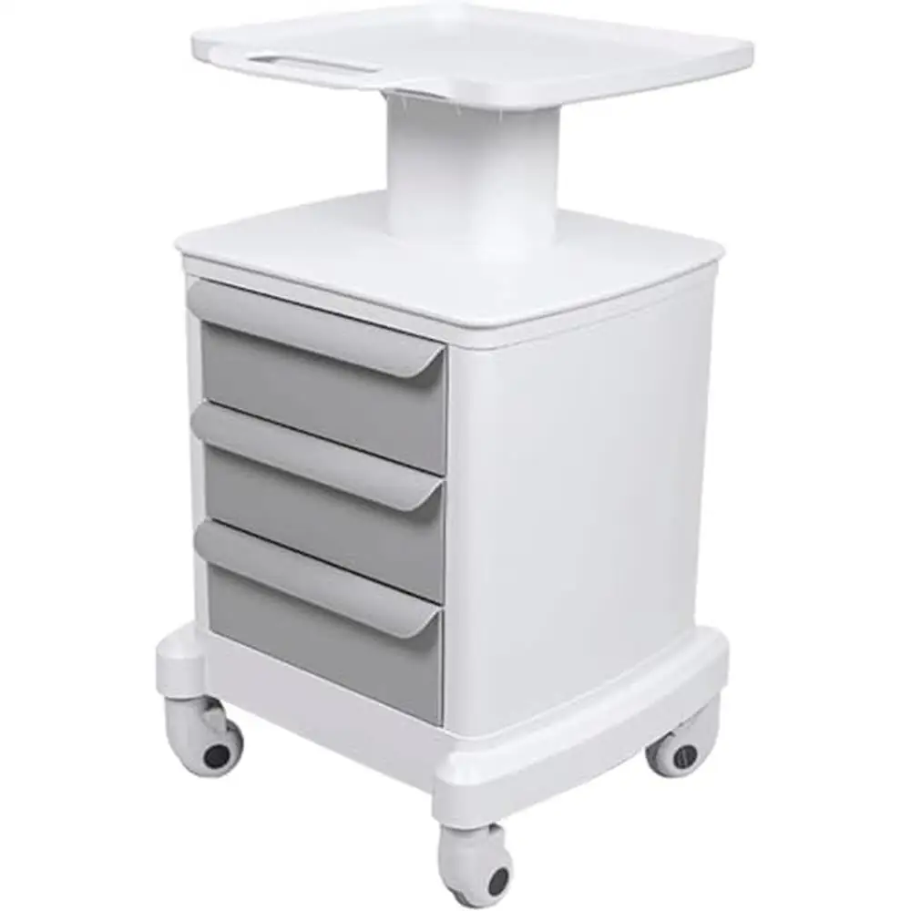 Salon Trolley with Drawers ABS Material High Load Capacity Rolling Cart Salon Tools and Spa Essentials Multipurpose Design with