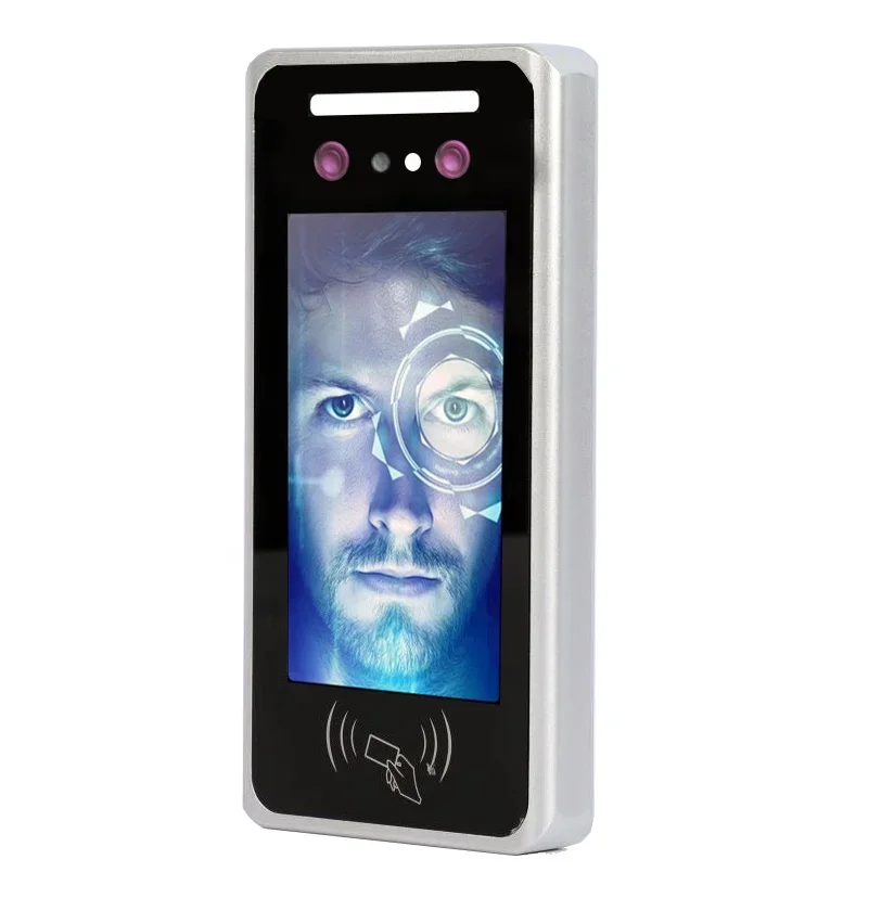 INJES Dynamic Facial Recognition Device Body Live Face Time Attendance Access Control Machine