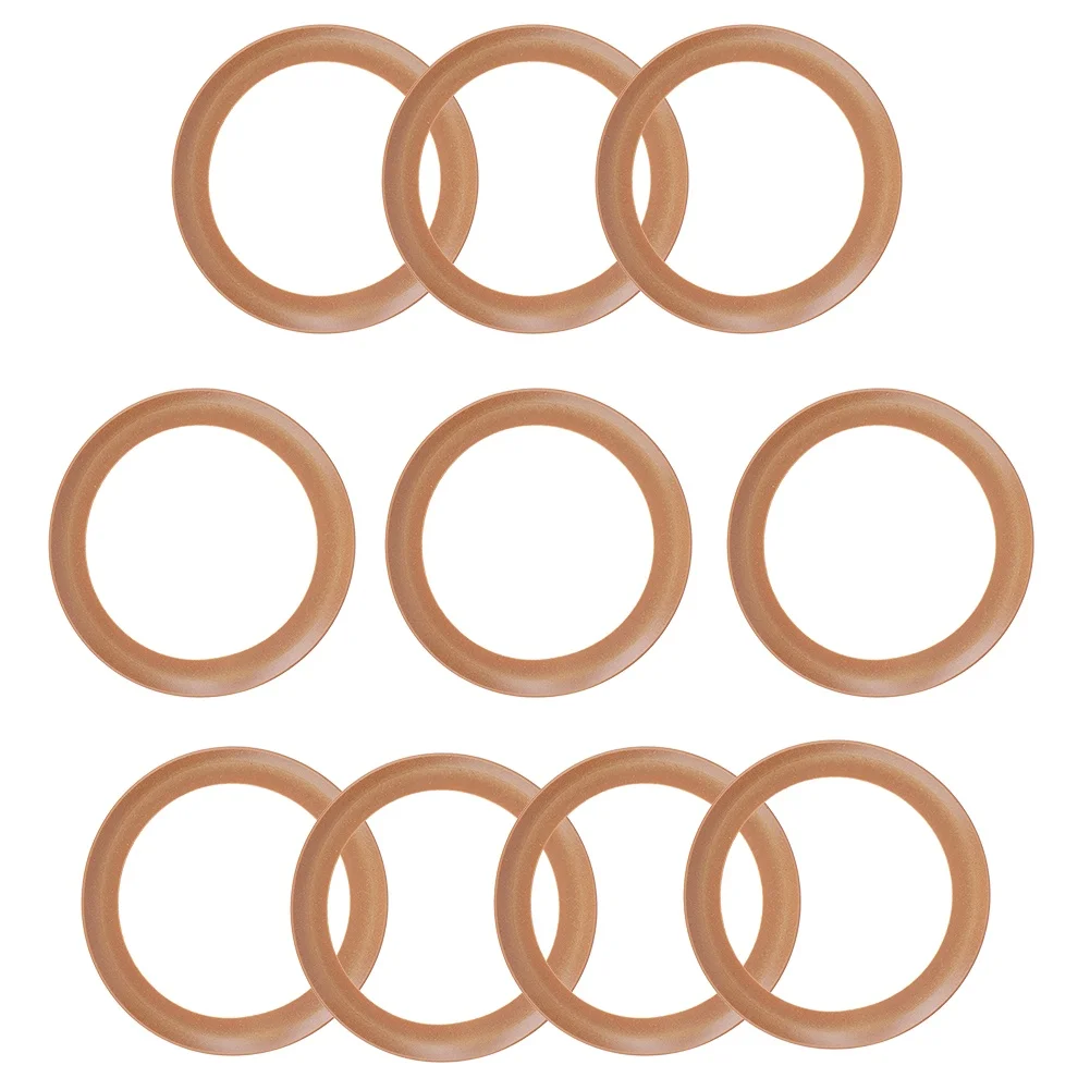 10PCs Pump Piston Rings Rubber Insulation for 1500w Oil‑Free Silent Air Compressor / Cylinder