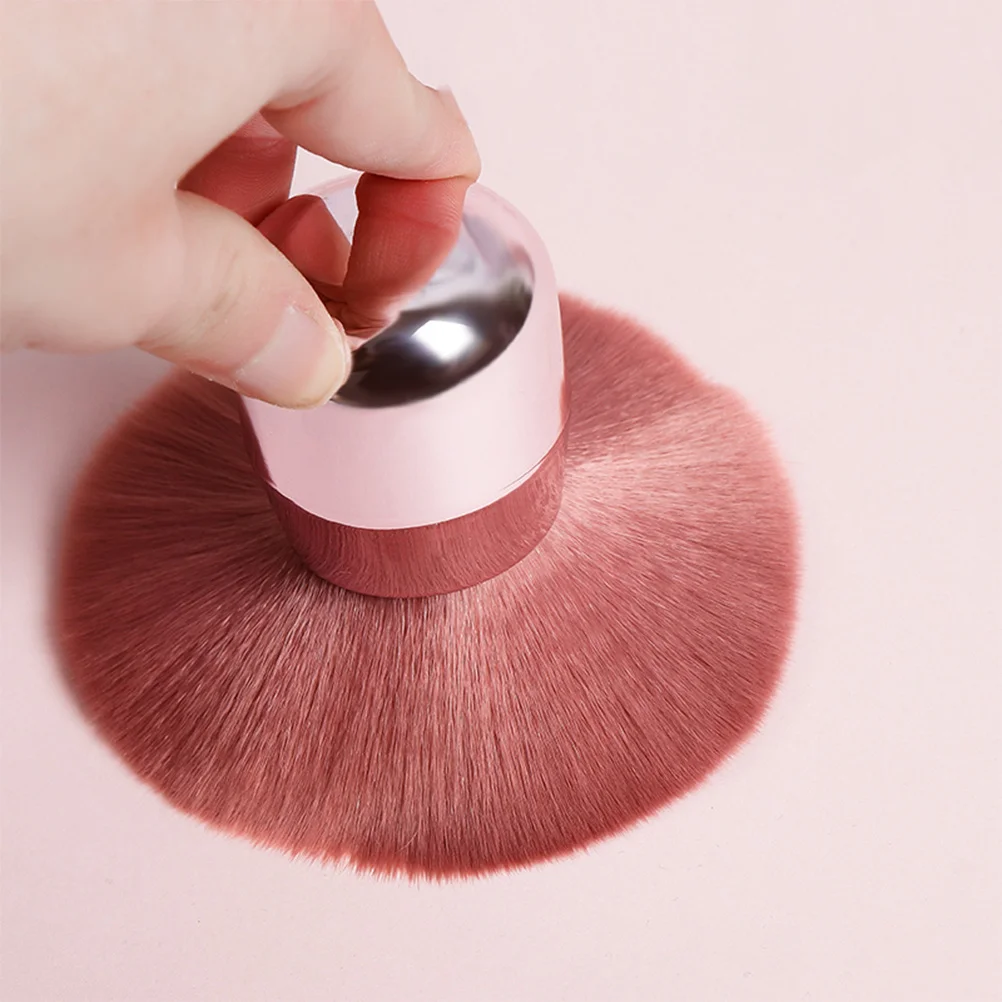 

2 Pcs Makeup Brush Set Cosmetics Blusher Portable Brushes for Cheeks Foundation