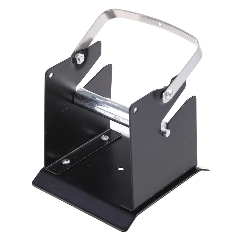 Portable Solder Reel Stand Welding Equipment Solder Tin Soldering Frame Wire Holder Plastic Support 9x9cm/3.5x3.5in