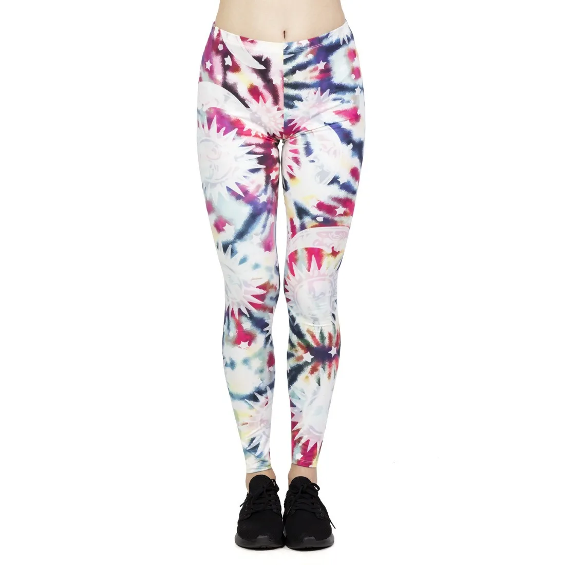 Tie Dye Print Leggings Women Fitness Yoga Pants Seamless Leggings Gym High Waist Sexy Push Up Tights Trousers Womens Clothing