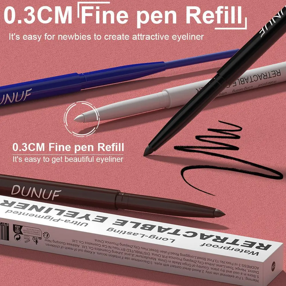 Eyeliner Waterproof Long Lasting Colored Gel Eye Liner Pencil Colorful Makeup Cosmetic Tools