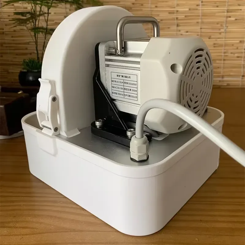 Adjustable Speed Water Circulation Stone Grinding Machine Splash Proof Desktop Engraving Flat Polishing Equipment Model