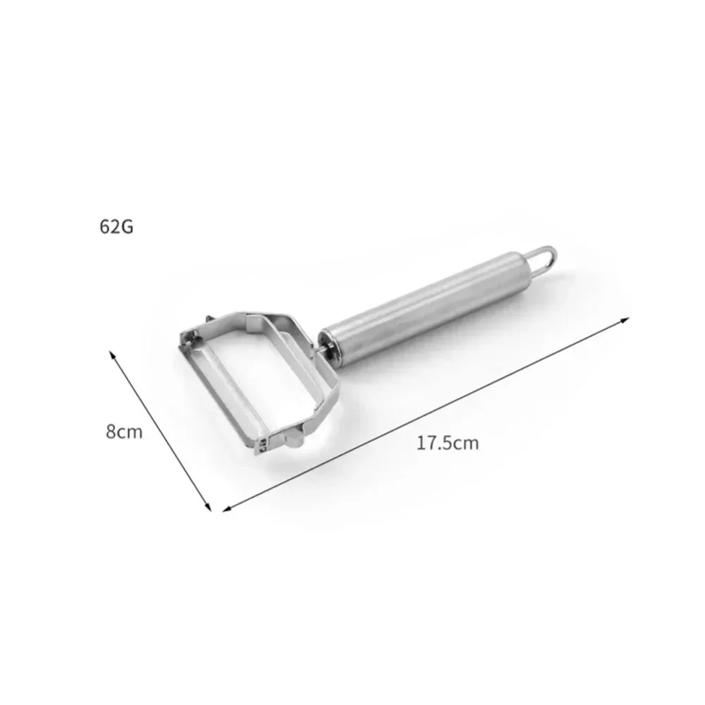 Fruit Vegetable Tools Planer Stainless Steel Fruit 5-piece Set Peeled Melon Planer for Frying Steak Eggs Tofu Kitchen Gadget