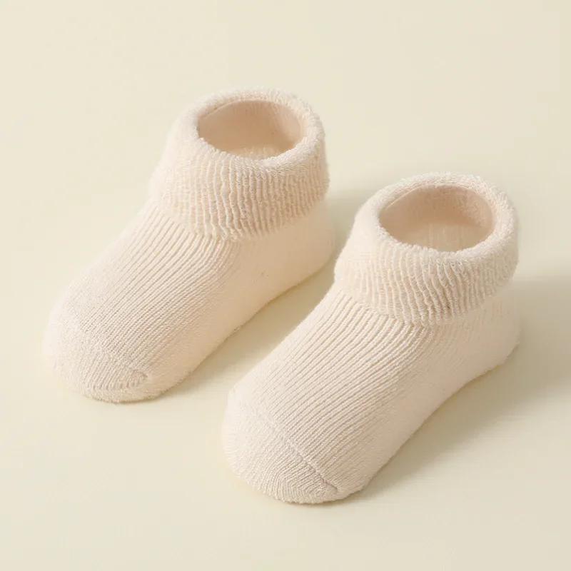 3Pair/lot New autumn winter thick warm baby children\'s socks
