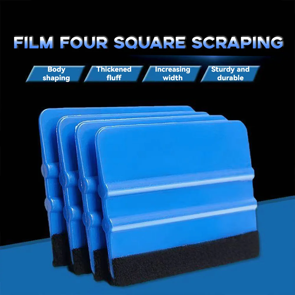 20Pcs Car Adhesive Vinyl Squeegee Tool Felt Edge Scraper 4 Inch Wrap Spatula Bubble Removal Window Tint Wrapping Tool