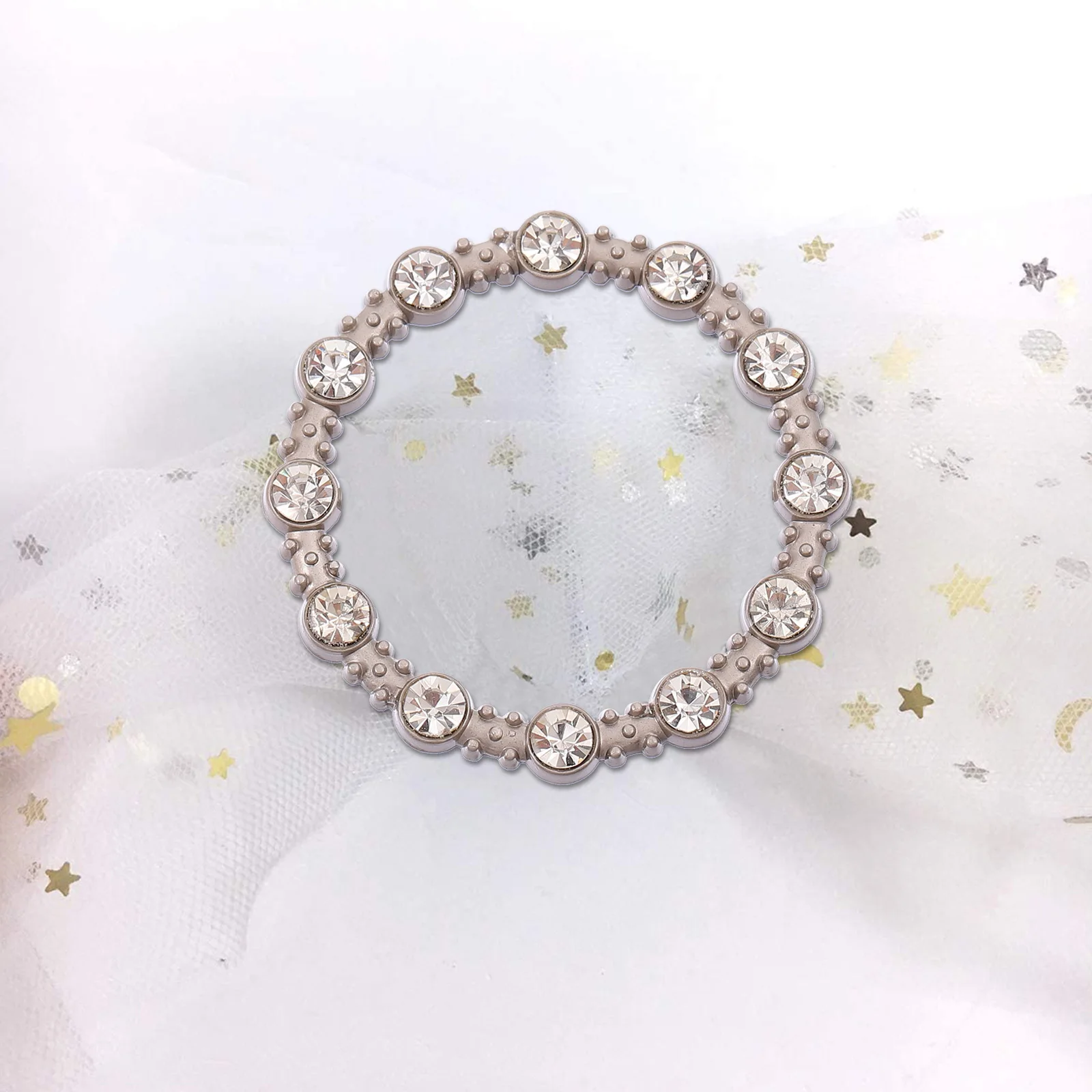 2 قطعة مشبك تي شيرت وشاح دائري حلقة الملابس زر الزاوية تقليد الماس مشبك الزخرفية ل وشاح حريري تي شيرت الإكسسوار