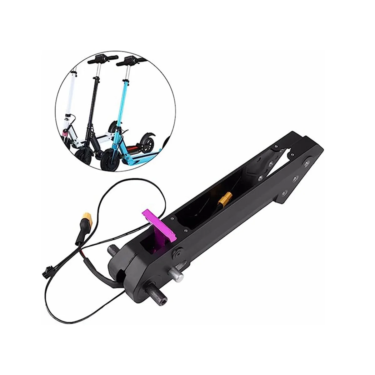 Voor 8 Inch Elektrische Scooter Accessoires Opvouwbare Vierkante Buis Scooter Opvouwbare Bevestigingslagerset