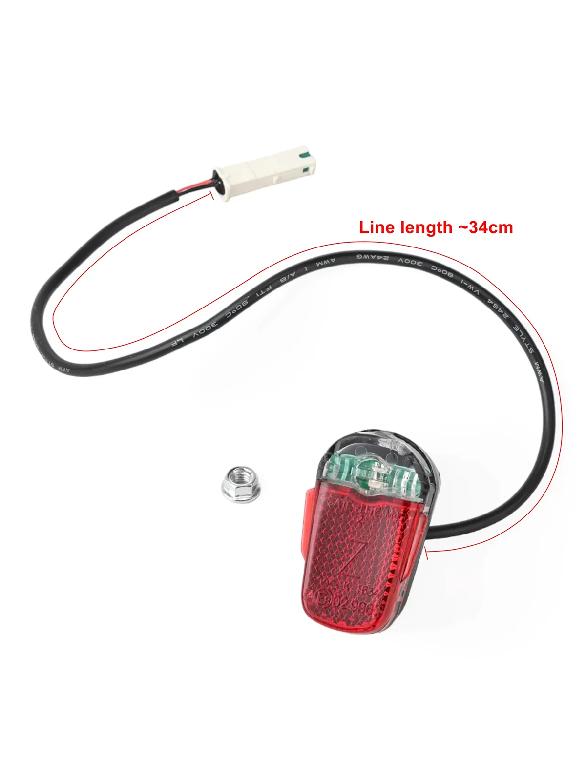 AliExpress NONE Rear Brake Tail Light For Ninebot Max G30D Electric Scooter Taillight Safety Warning Night Riding Cycling Accessories