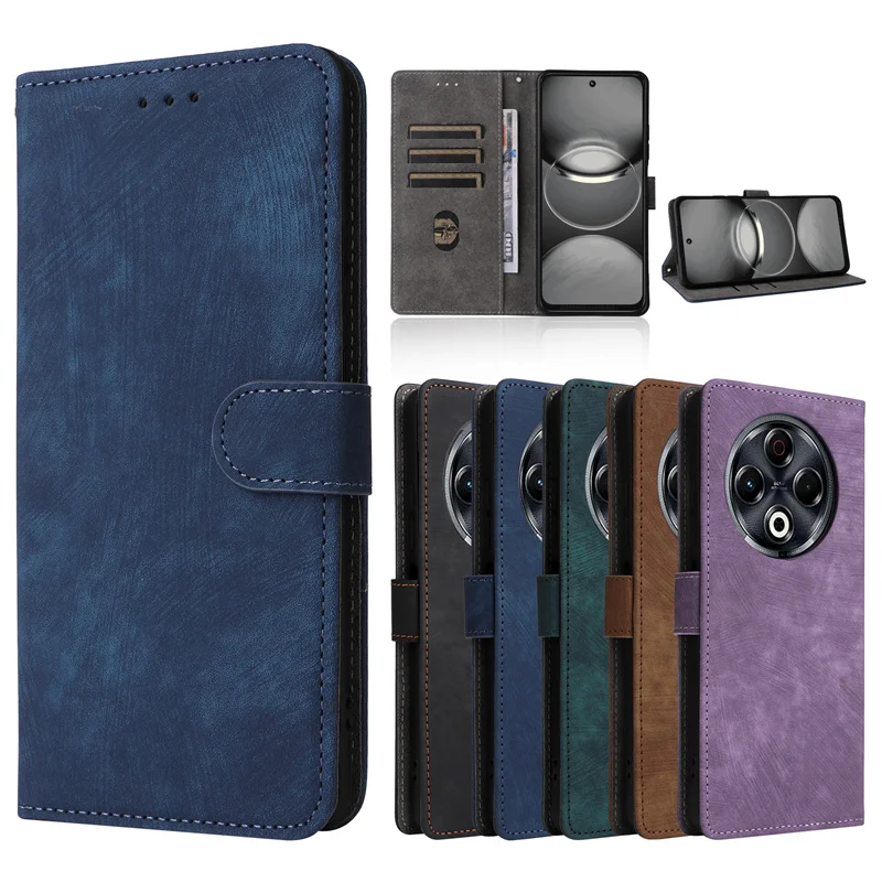 For Tecno Spark 30 4G Protective Business Leather Magnetic Phone Case for Tecno Spark 30 KL6 Phone Case