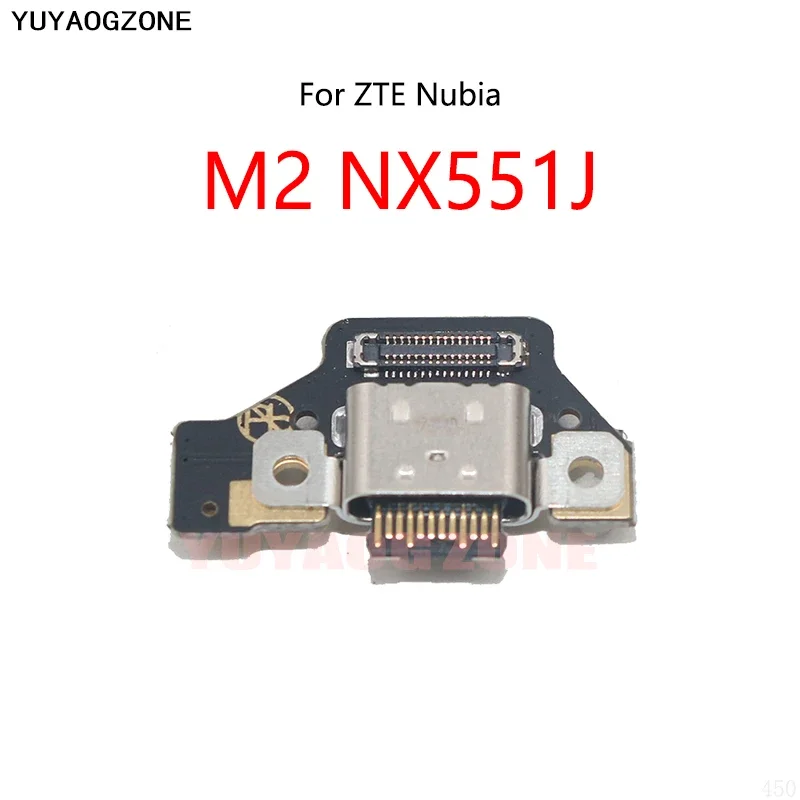 

USB Charging Dock Connector Port Socket Jack Charge Board Flex Cable For ZTE Nubia M2 NX551J