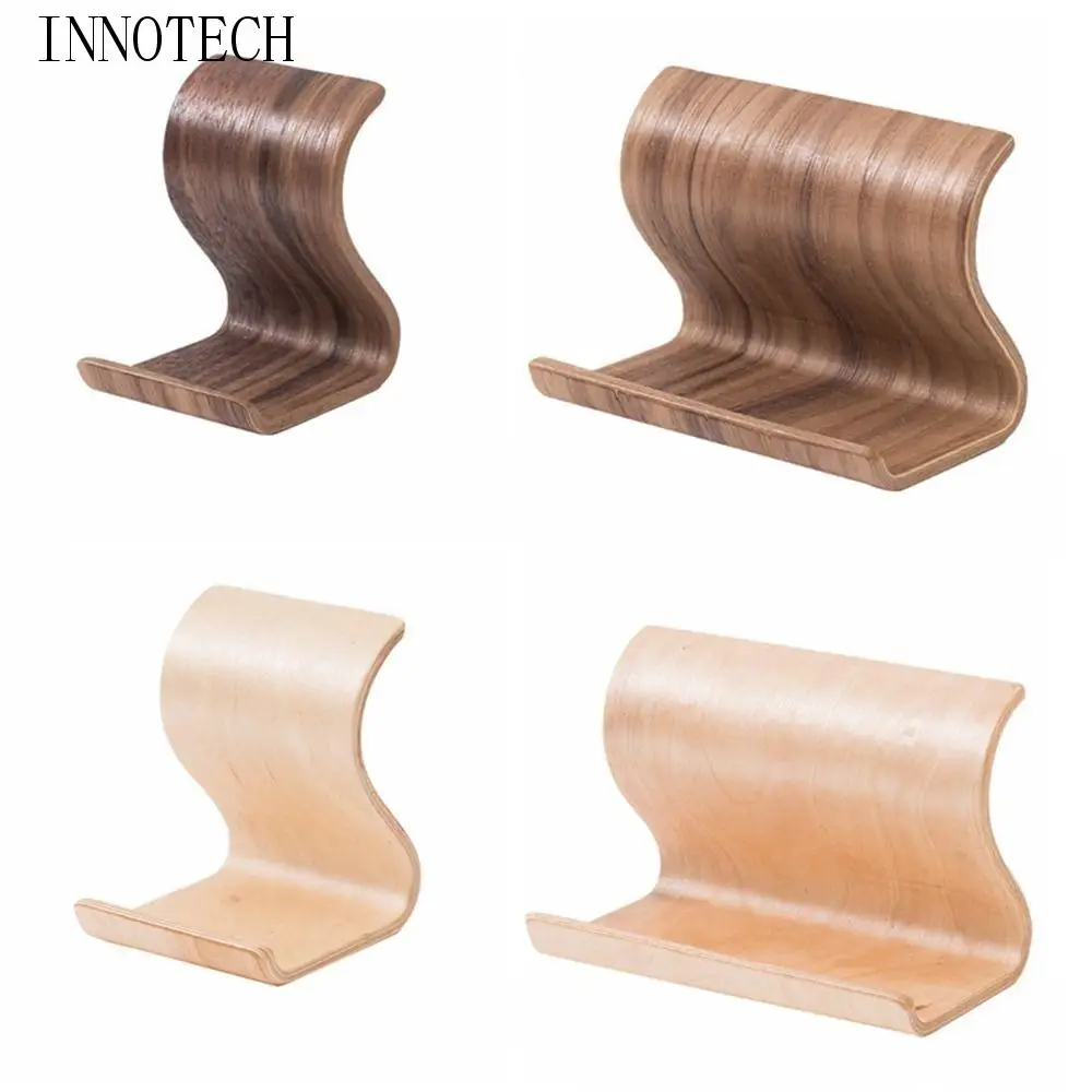

Creative Wood Mobile Phone Holder Elegant Portable Wooden Phone Bracket Practical Durable Tablet Holder Mobile Accessories