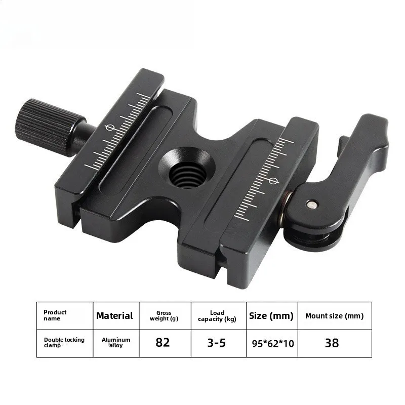 Camera Tripod Quick Release Plate Clamp Base Stabilizer Head Quick Conversion Clamp Mount Disassembly Tripod Base Adapter