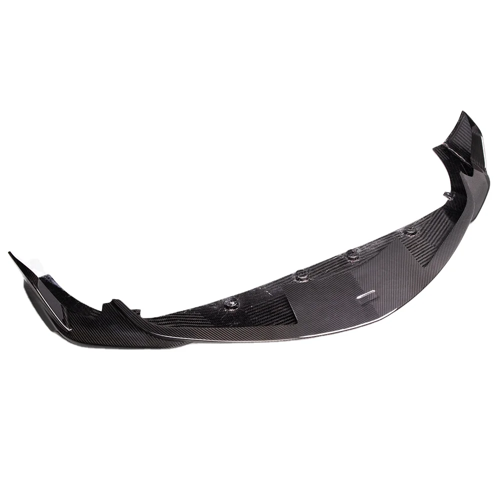 Hot selling：Tom's Type Carbon Fiber Front Bumper Lip for   A90 MK5 Car Bumper Spoiler Front Lip  2019+