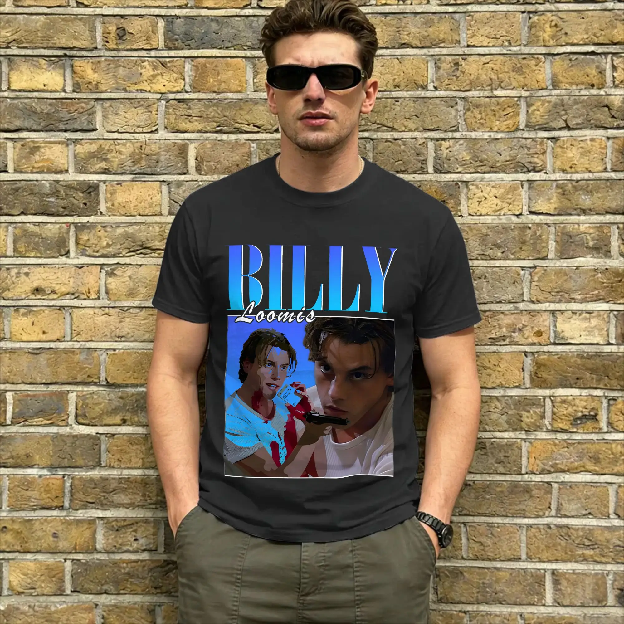 Billy Loomis  T-Shirt Summer ScreamMovie Harajuku T-Shirts Man Cotton O Neck Plus Size 5XL Top Tees Short Sleeves