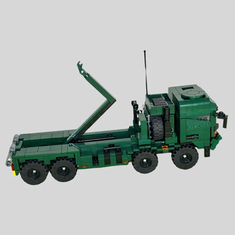 823 PCS Armored Vehicle Bricks HX2 Palletised Load System Enhanced Palletised Load System logistic Simple DIY Festival Toy Gift