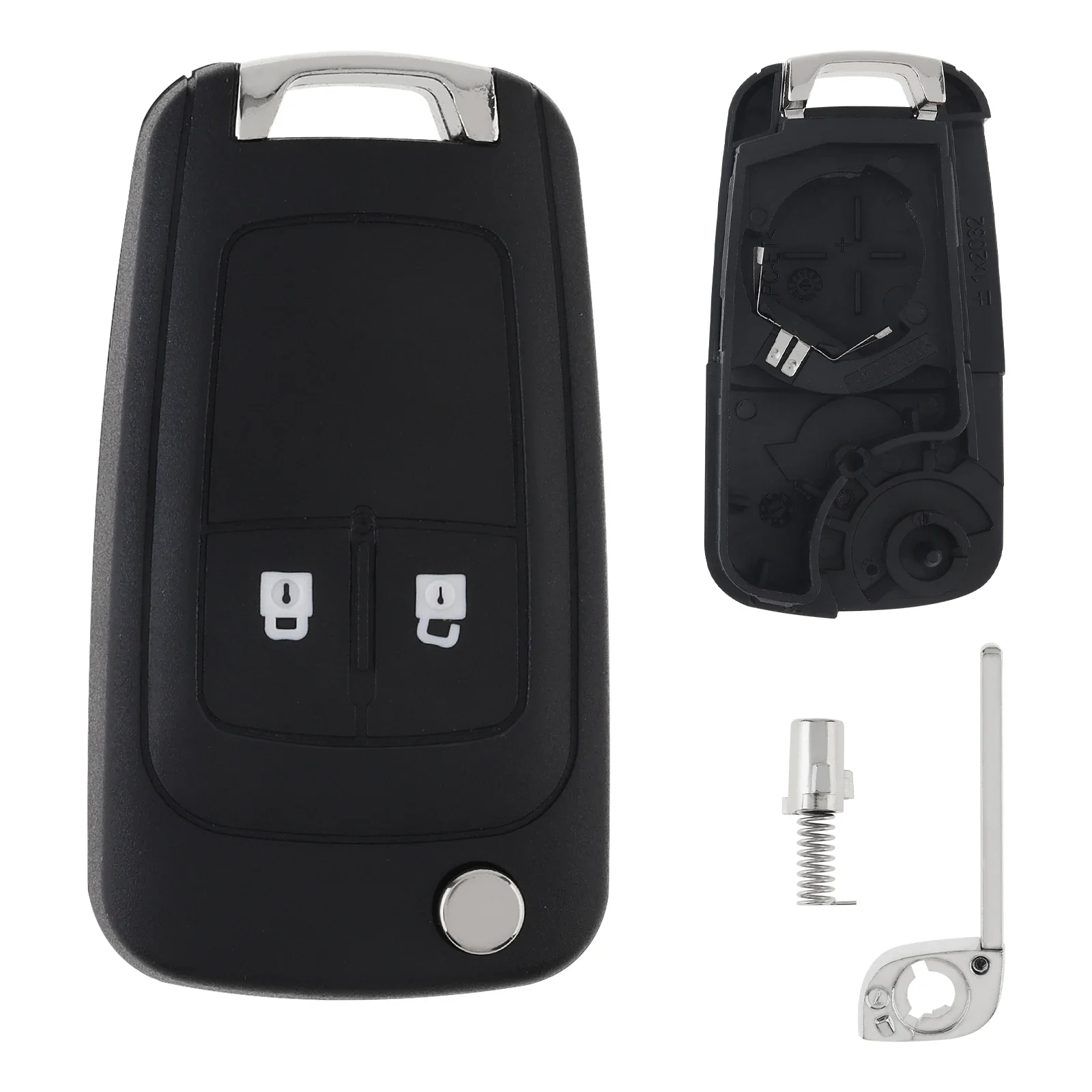 2/3 أزرار مفتاح السيارة فوب شل صالح لأوبل/زافيرا/فوكسهول أسترا إنسيجنيا فيكترا كورسا