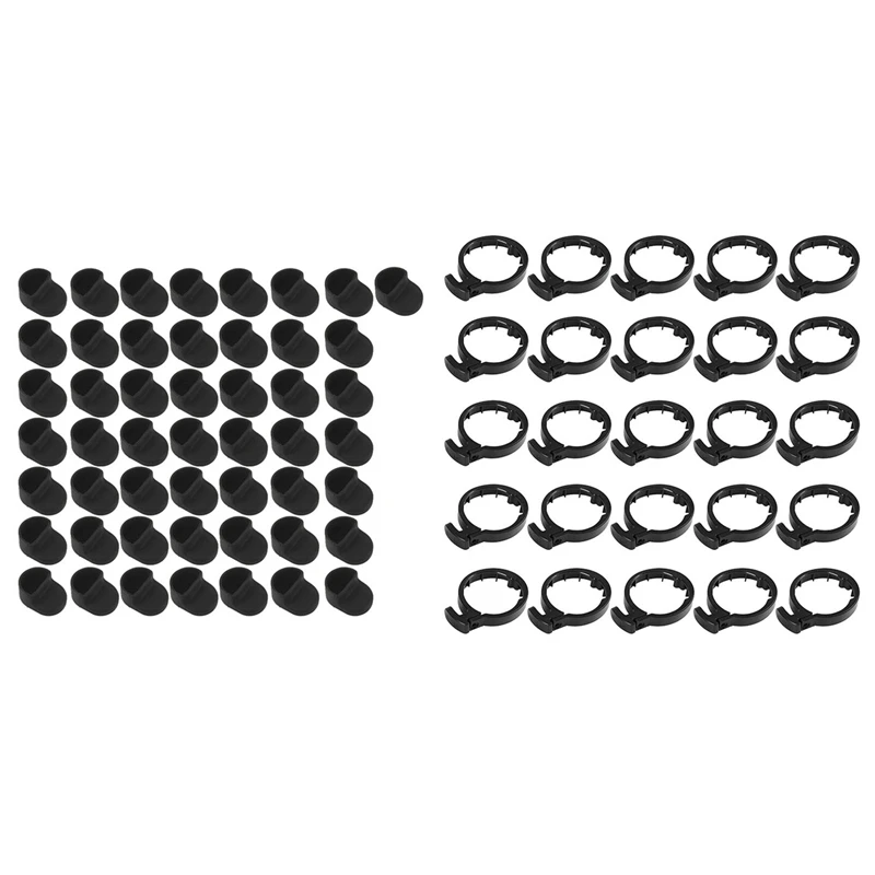 

50Pcs Electric Scooter Rear Fender Hook Cover & 25Pcs Electric Scooter Front Tube Stem Folding Part