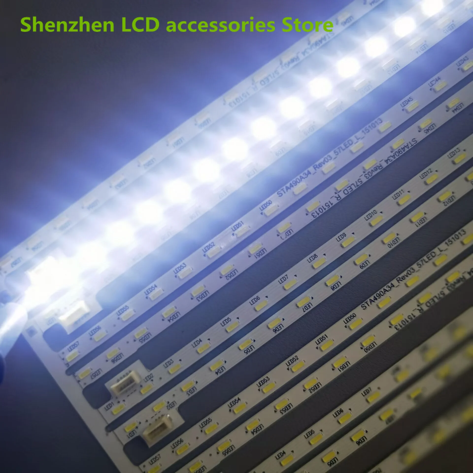 Đèn Nền LED Dây Cho Sony KDL-49WD7512 Thanh Nhẹ STA490A34_Rev03_57LED_LR_151013 53.3CM 57LED 100% Mới