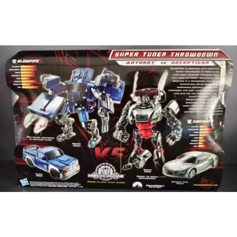 Original Hasbro Transformers Revenge of The Fallen Super Tuner Throwdown Action Toys Collection Model