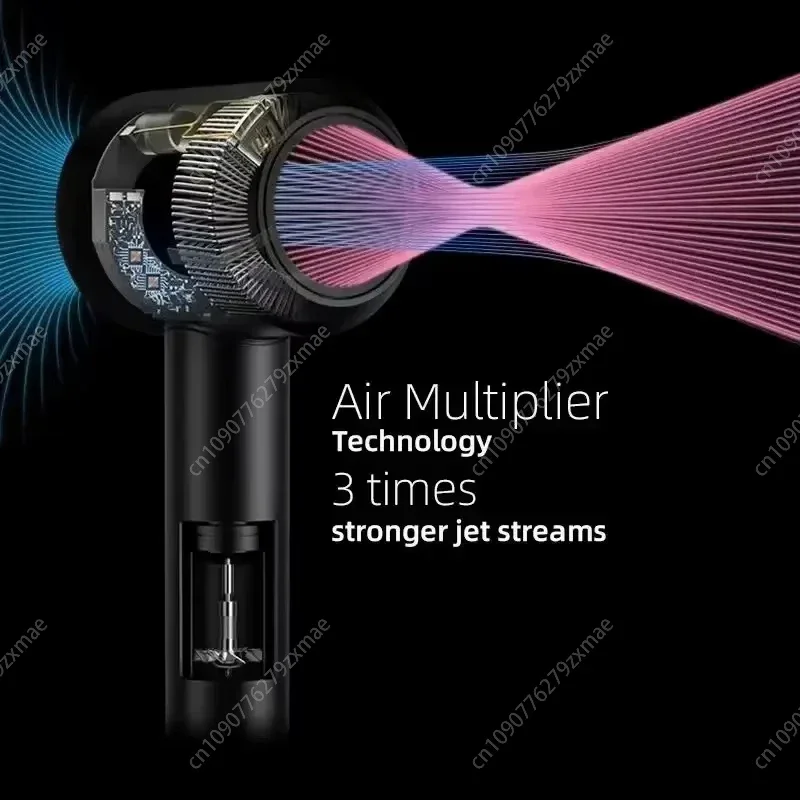 المهنية مجفف الشعر بلا أوراق الأيونات السالبة العناية بالشعر التجفيف السريع مجفف للنفخ قوي ثابت 200 مليون أدوات التصميم