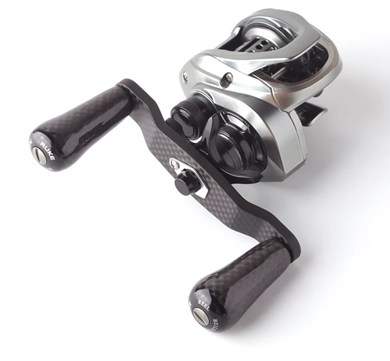 Kawa Angelrollen-Griff aus Kohlefaser, verdickt, 110 mm Länge, 48,5 g/Stück, passend für D/Ab/Shi Casting Rollen, DIY Angelzubehör – Detail 2