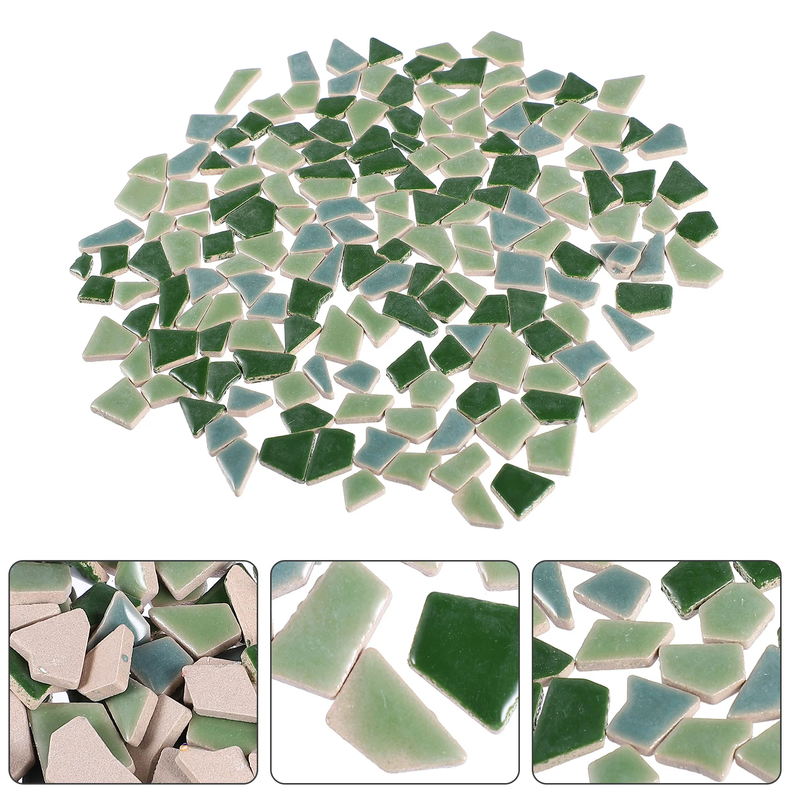 

Colorful DIY Mosaic Tiles 200g Ceramic Pieces Irregular Shapes Durable Craft Supplies Ceramic Tile Irregular Stone