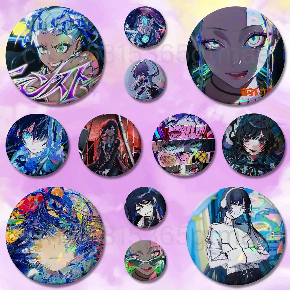 Singer Cute A-Ado Monstruo Artist Alley Fan-made Merch Custom Badges 75mm 44mm 25mm 32mm 58mm Collect Gifts Large