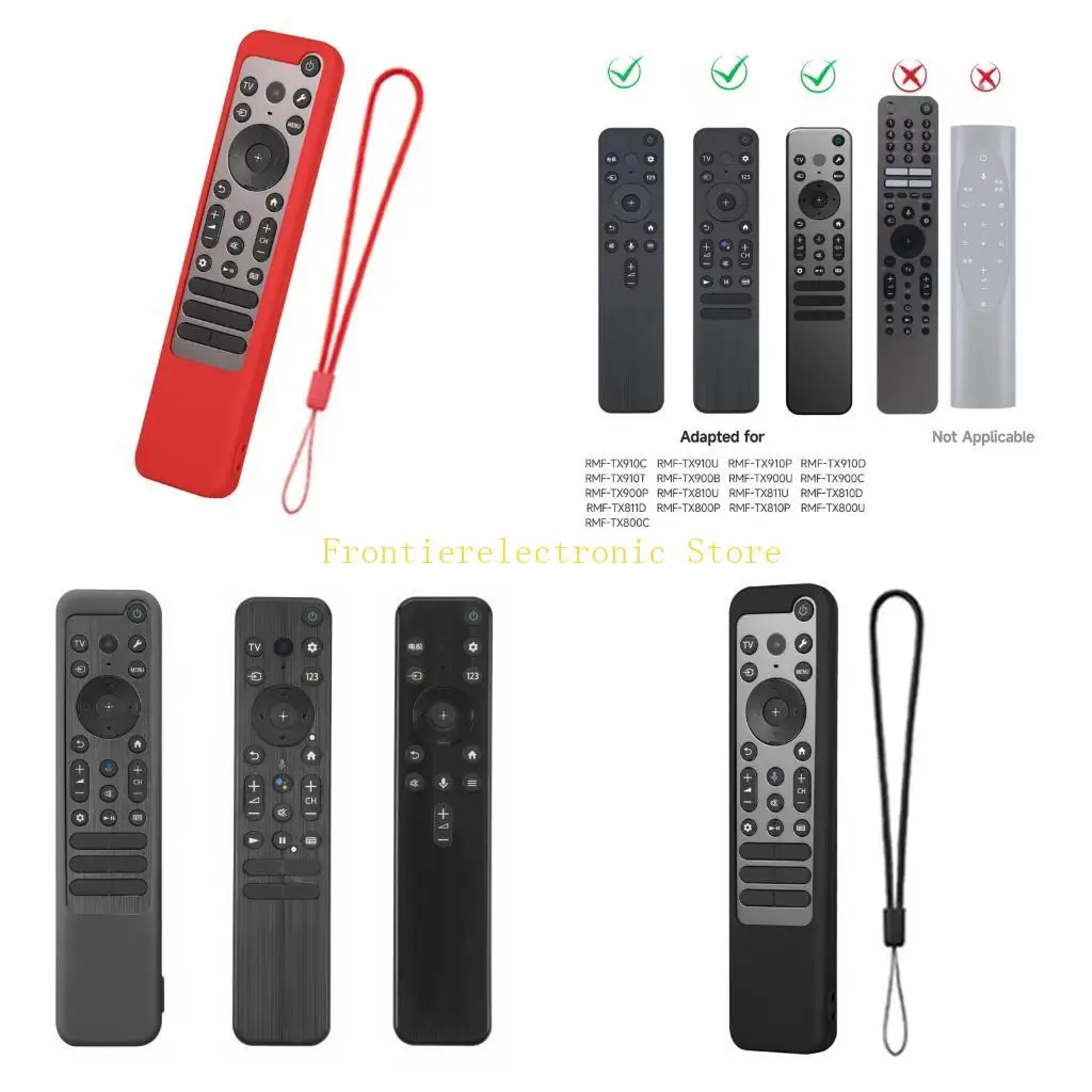 G8DB Shock Absorbing Silicone Sleeve for TX800C Remote Nonslip Skin Cover