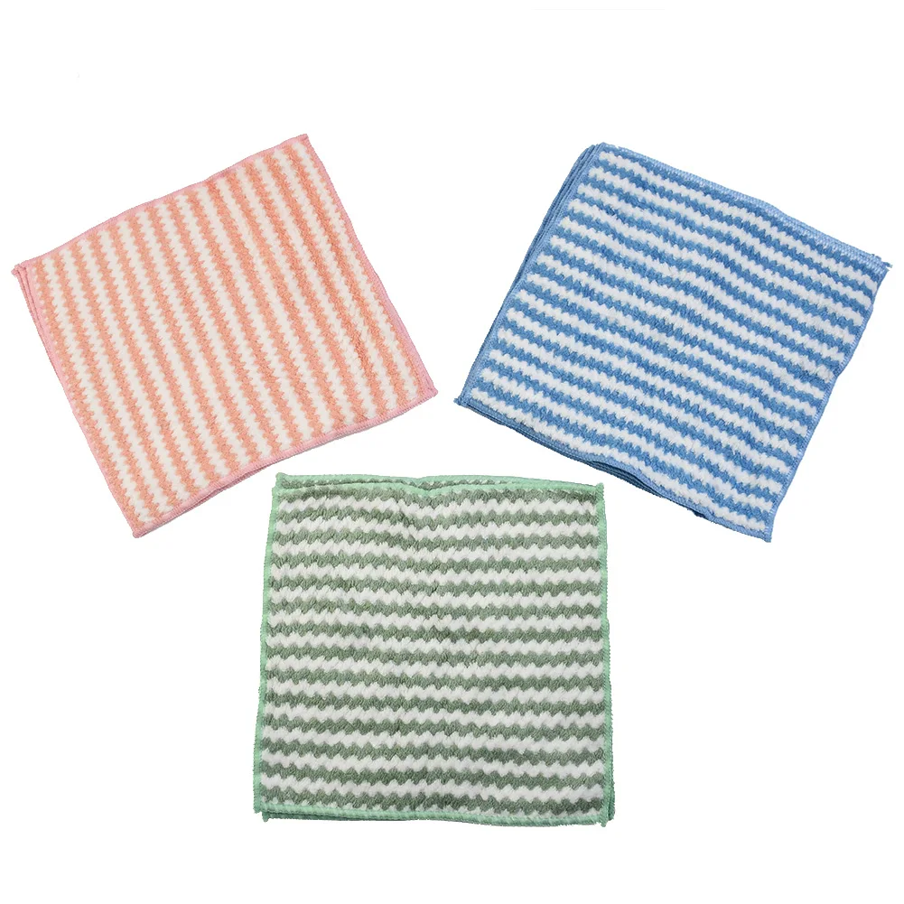 10 Pcs Microfibre Cleaning Cloth Microfiber Dish Car Glass Kitchen Towel Washing Rag  Can Be Reused For Hundreds Of Times