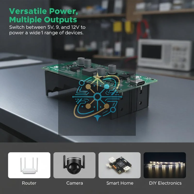 Outdoor Power Module - Pengisi Daya Baterai 18650 yang Tahan