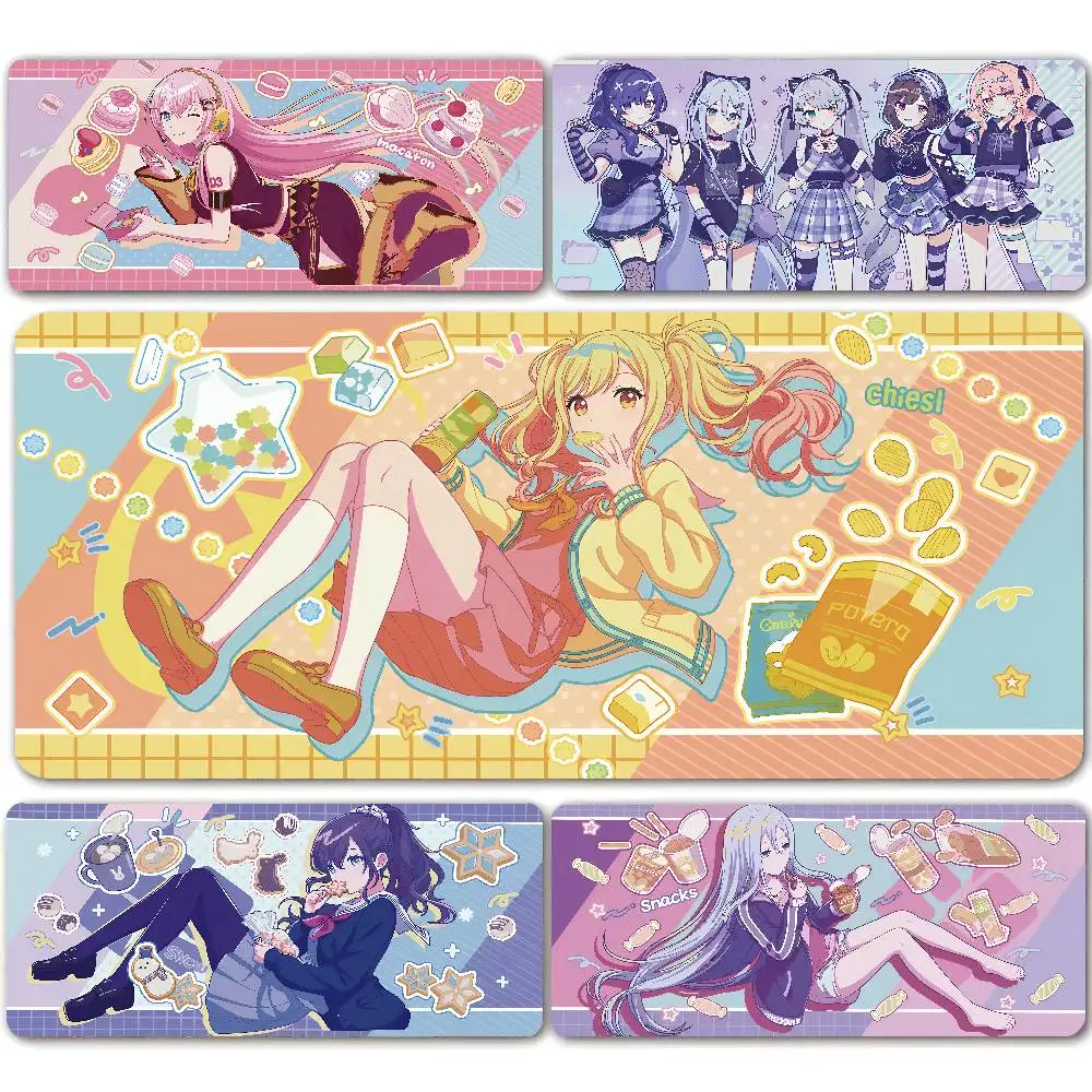 PJSK Project Sekai Colorful Stage Nightcord at 2500 XXL Large Mouse Pad Computer Laptop Non-slip Keyboard Desk Mat Mousepad