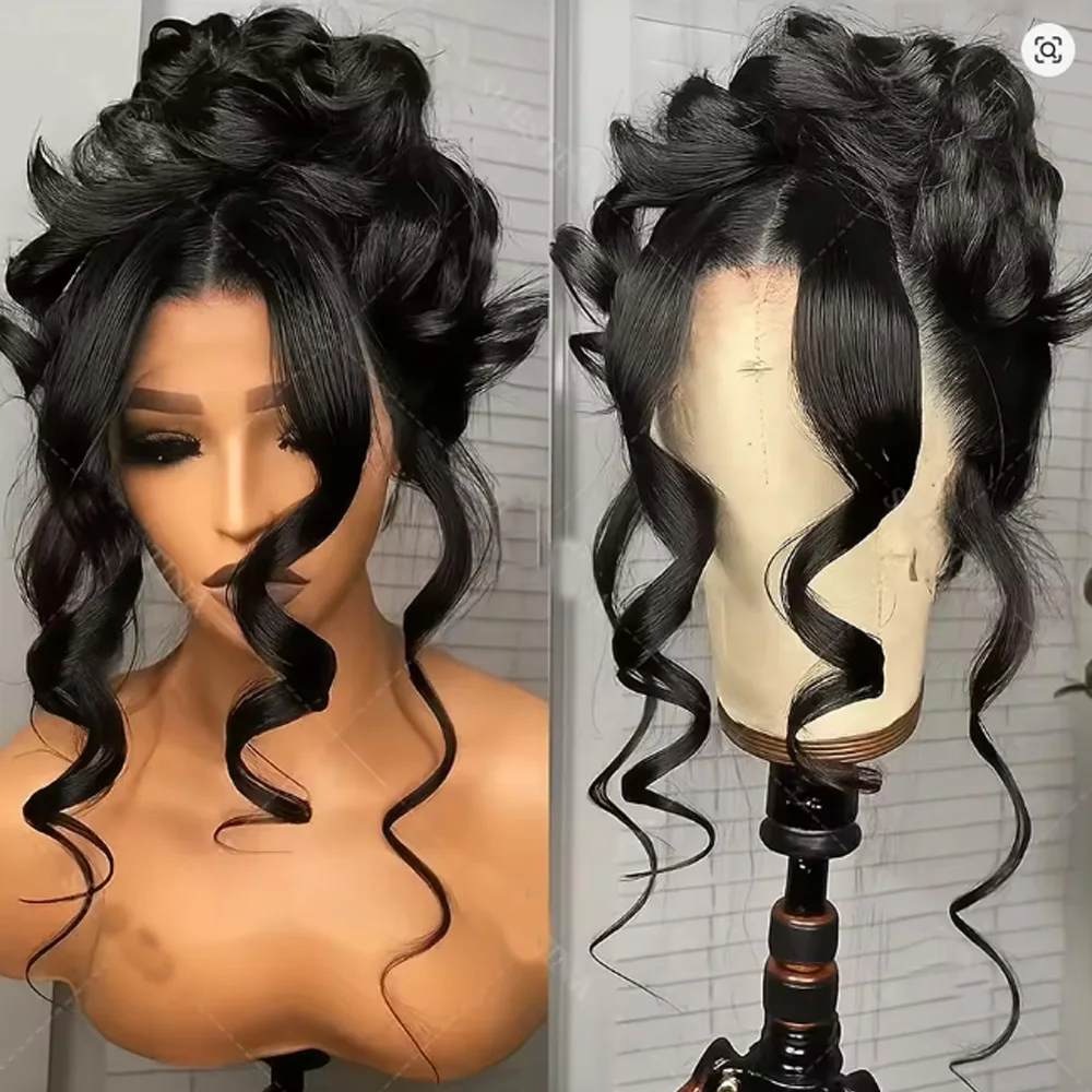 360 perucas frontais do laço completo perucas de cabelo humano para as mulheres brasileiras perucas completas do laço cabelo humano pré arrancado linha fina com cabelo do bebê