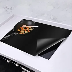 Induction Cooker Mat Silicone Electric Stove Protector Mat Non-Slip Baking Plate Protector Multipurpose Kitchen Accessories