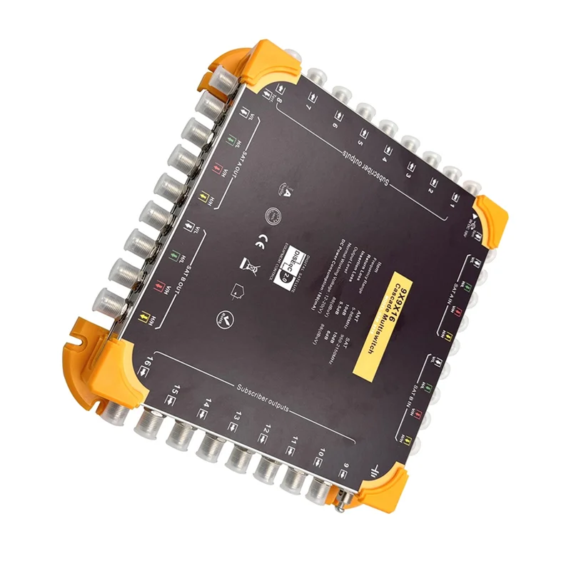 B92B-9-Input 16-Output Satellite Multi-Switch Digital Satellite Receiver Diseqc 2.0 9-Input Cascade Switch 4.0Db 950-2150Mhz