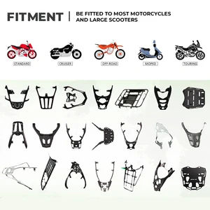 CNC Motorcycle Helm Box Superior Aluminium Heck -Schwanzgepäck -Speicherwerkzeuge Koffer für Yamaha für Honda für BMW zu 8 Hauptverkaufsbaul für Scooter Moto - №5