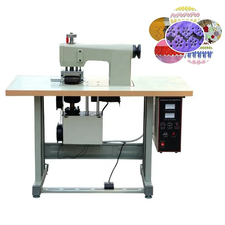 

Single Motor Semi Automatic Non Woven Fabric Embossing Machine Ultrasonic Lace Sewing Machine Price For All Kinds Fabric