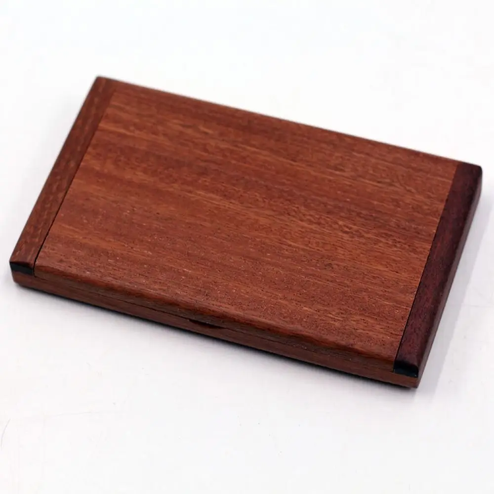 Durable 2 in 1 Wooden Comb Mirror Set Mini Vintage Portable Folding Mirror Carved Design Handheld Makeup Mirror Girl Lady