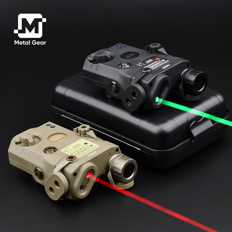 

Airsoft PEQ15 Red Green Laser Sight Light Tactical Dual Beam Indicator Hunting Rifle Scope DBAL-A2 For Picatinny Rail